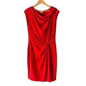 BRAND NEW Michael Kors vibrant red wrap dress